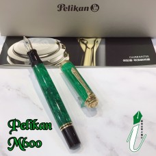 PELIKAN 百利金  M600 GREEN O GREEN 14K 墨水筆 鋼筆 